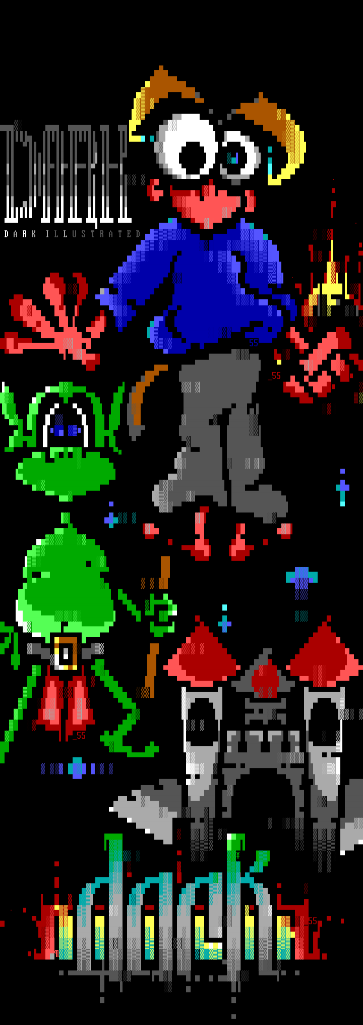 Dark Illustrated by Silver Spy
