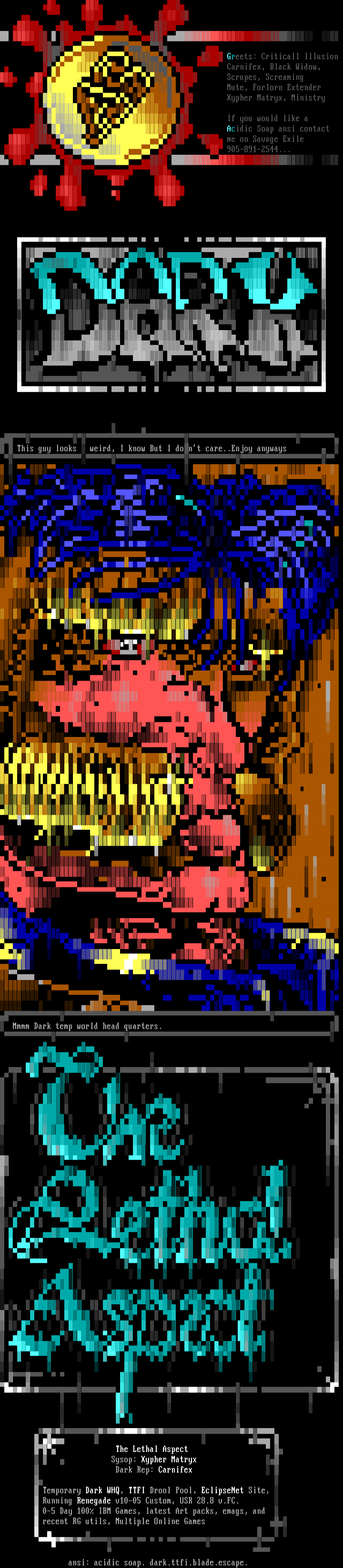 The Lethal Aspect by Acidic Soap