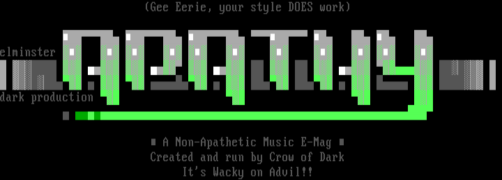 Apathy Promotional by Elminster
