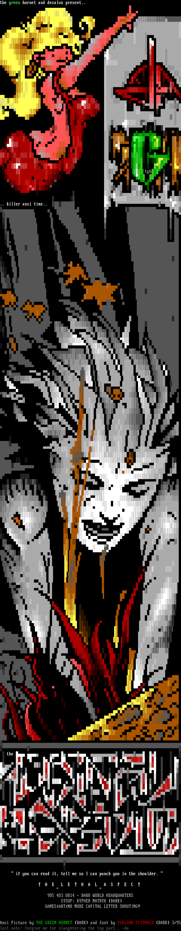 The Lethal Aspect by The Green Hornet
