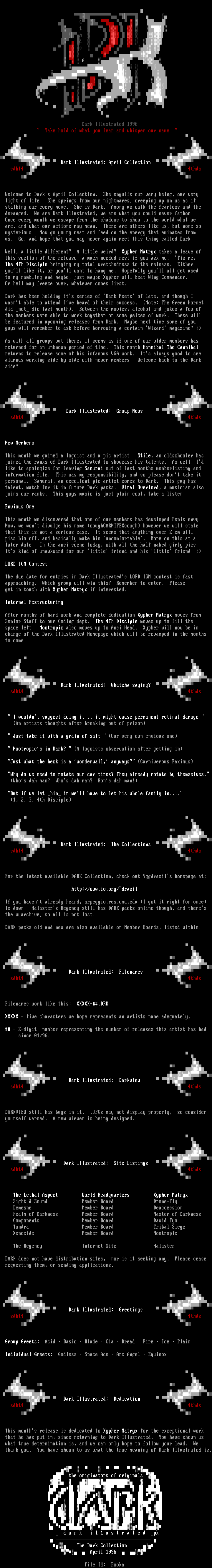 Dark Information (04/96) by Dark Illustrated