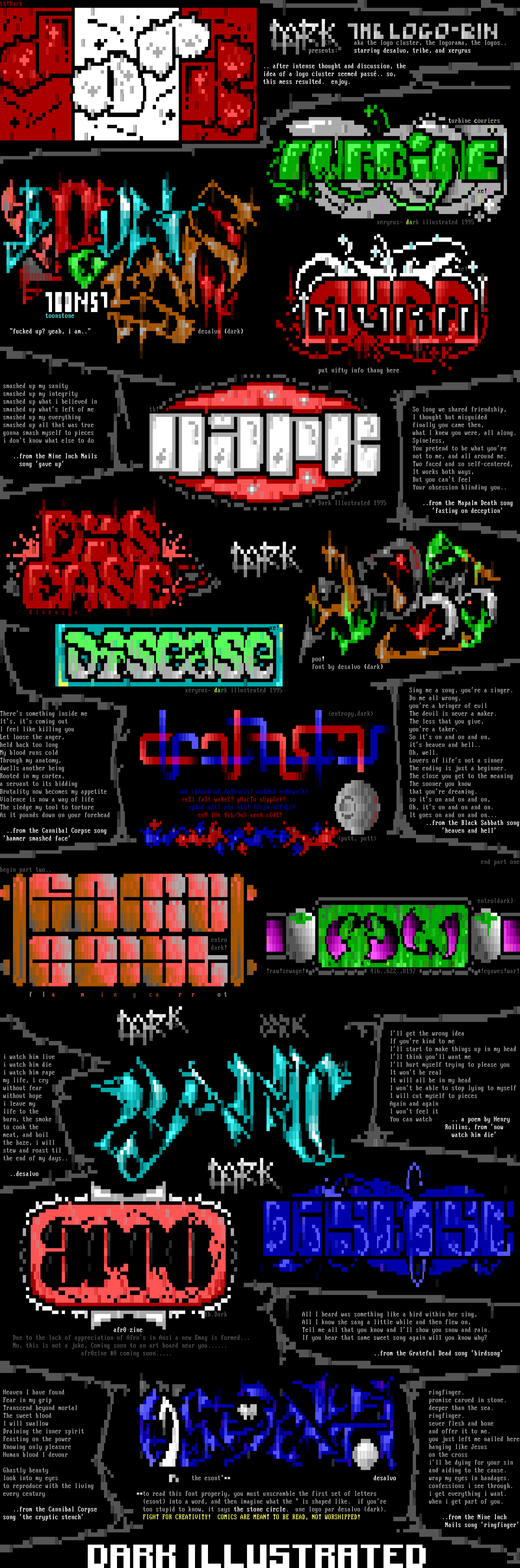 August 1995 Logo-BIN by Multiple Artists