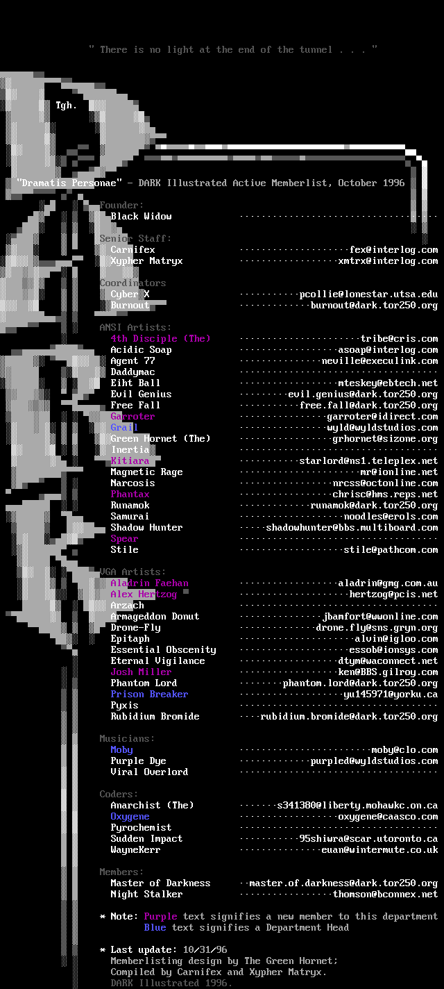 DARK Memberlist by Multiple Authors