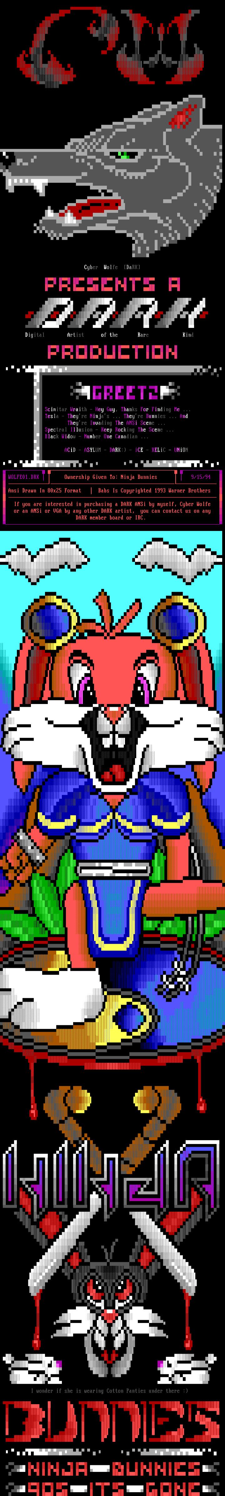 Ninja Bunnies (ITS)GONE by Cyber Wolfe