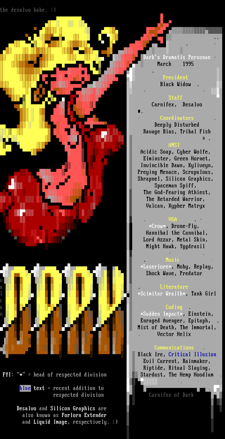 Dramatis Personae
