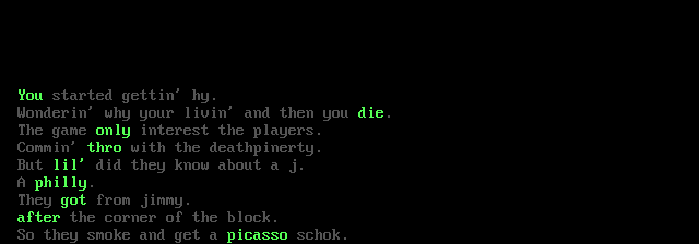 you die by Coeffey