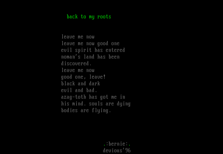 back to my roots by .bernie.
