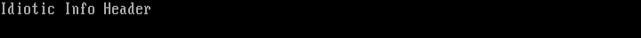 Info Header by Death addeR