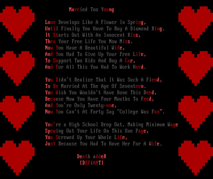 Married Too Young by Death addeR