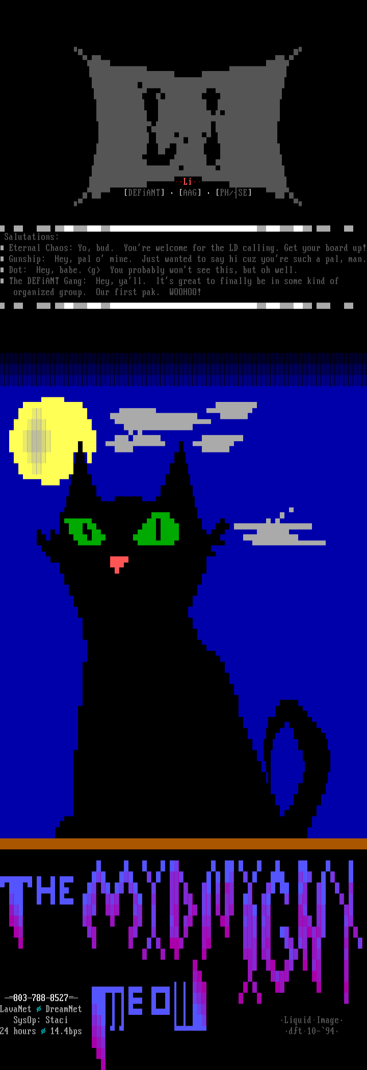 The Midnight Meow by LiQUiD iMAGE