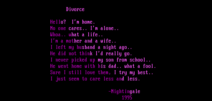 Divorce by Nightingale
