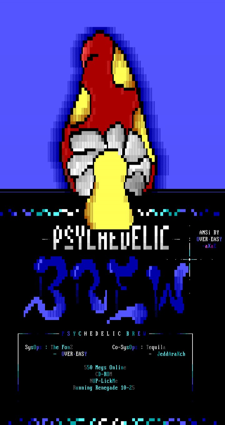 Pyscehdelic Brew 1 by Over Easy