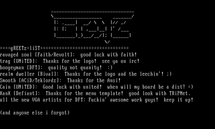 greet list by slave