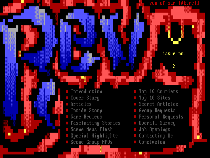 Rev menu by Son of Sam