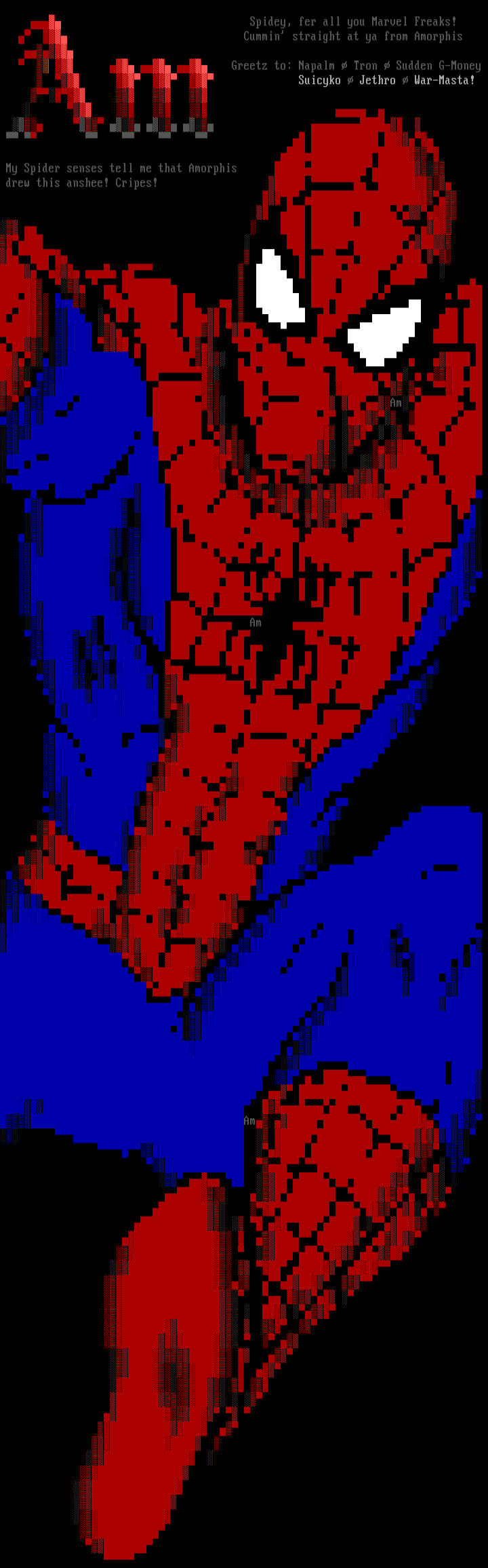 Spidey, coming right at YA! by Amorphis