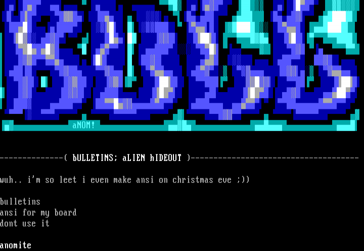 bulletins ansi by anomite