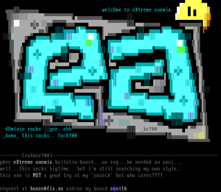 extreme anemia ansi! HAHA by booze