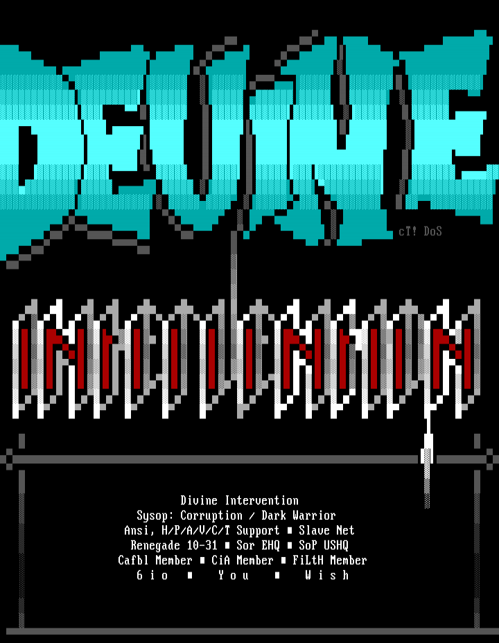Devine Intervention by Corruption