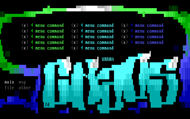 urban chaos menu by Flood