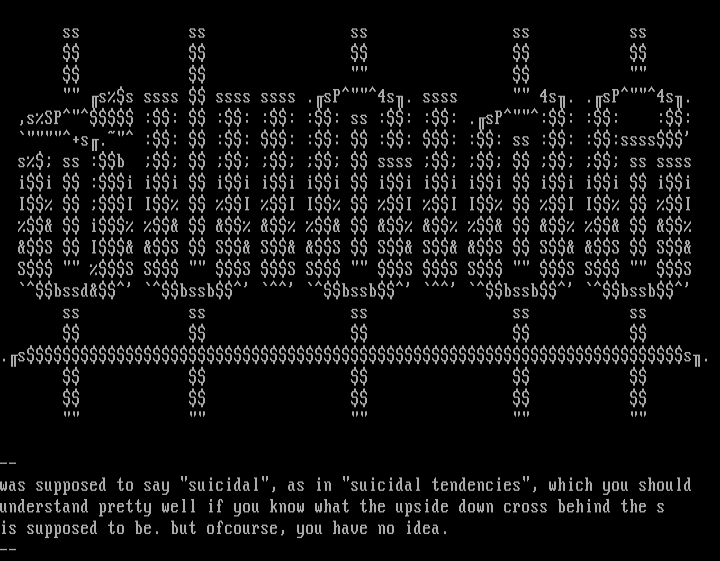 suicide? by veRMIN