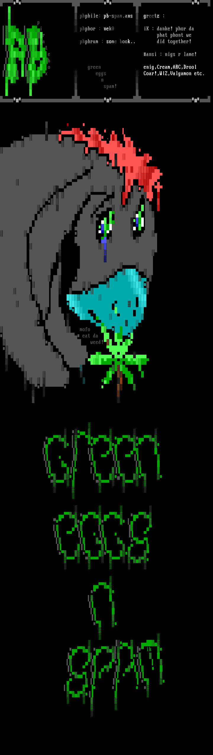 Green Eggs And Spam by Piratebox