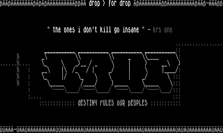 dr0p l0go by mel faRr!