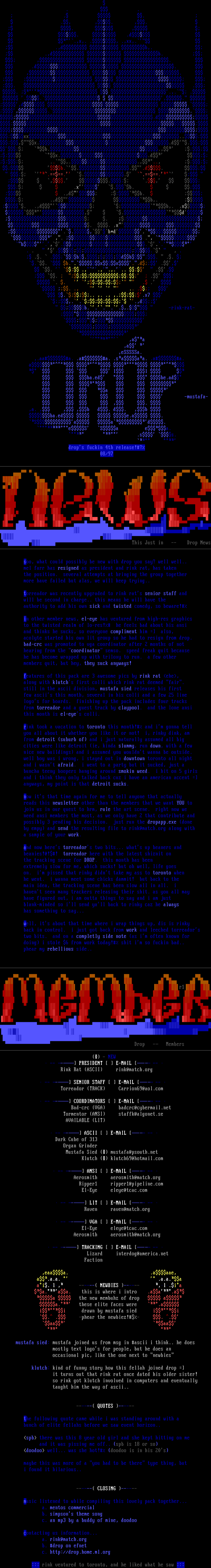 drop newslettah by staff