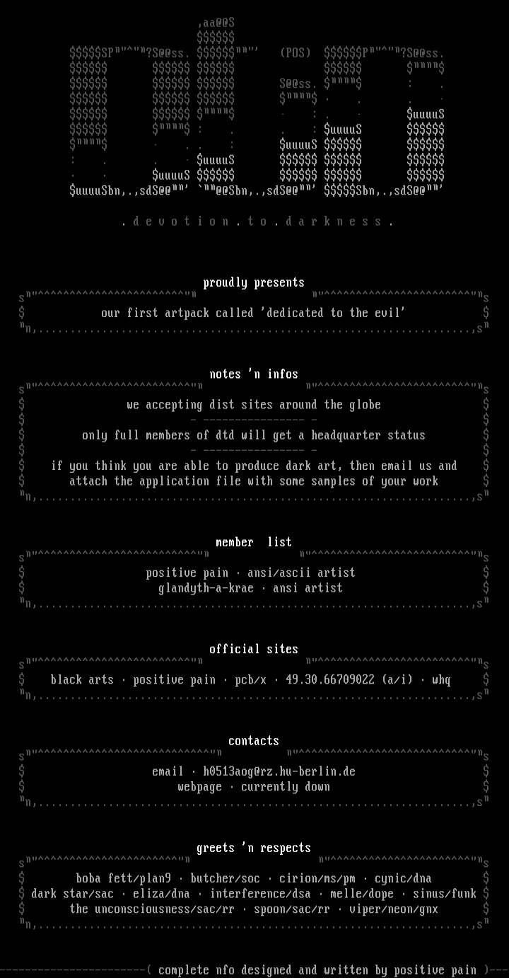 nfo file by positive pain
