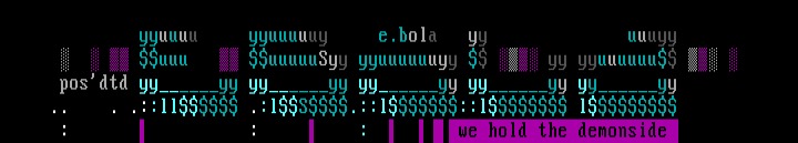 ebola - we hold the demonside by positive pain