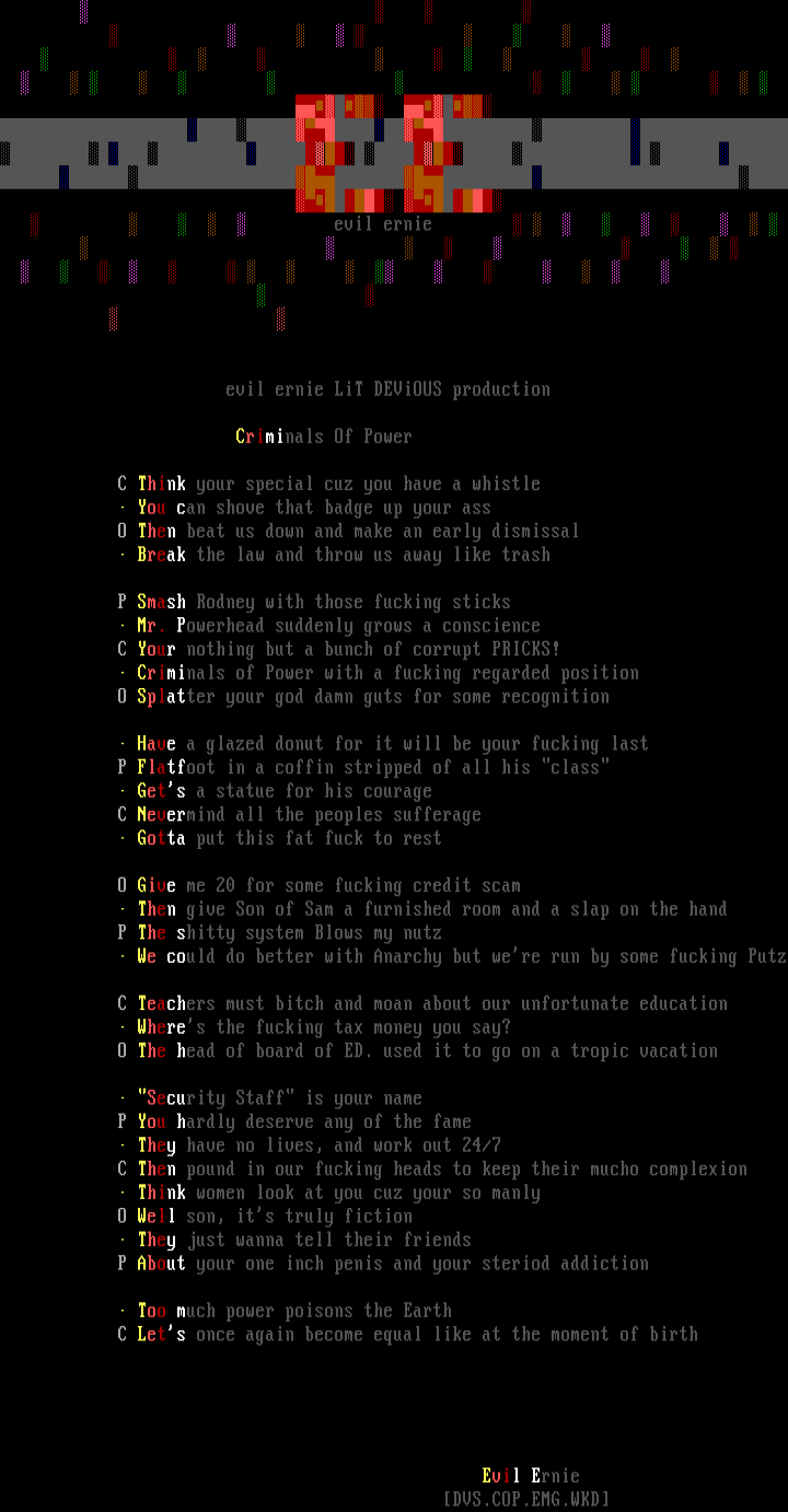 COP LiT by Evil Ernie