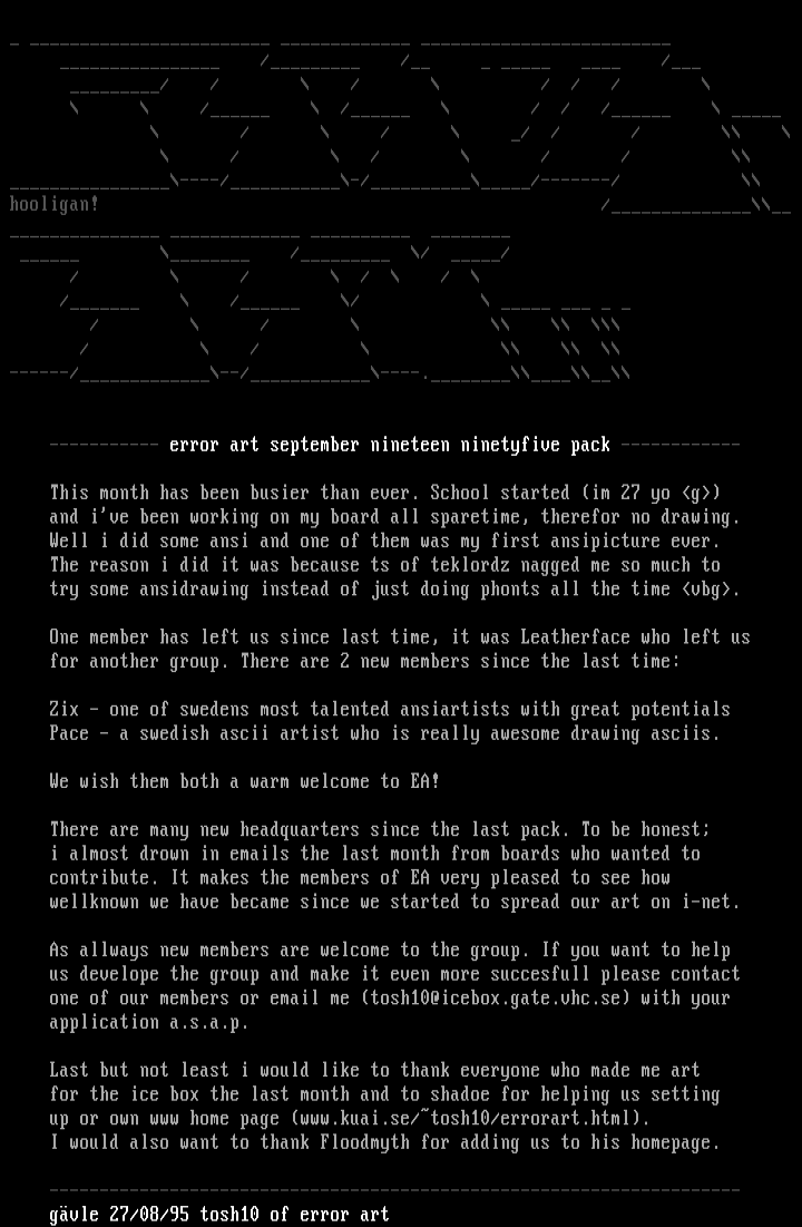 error art 0995 info
