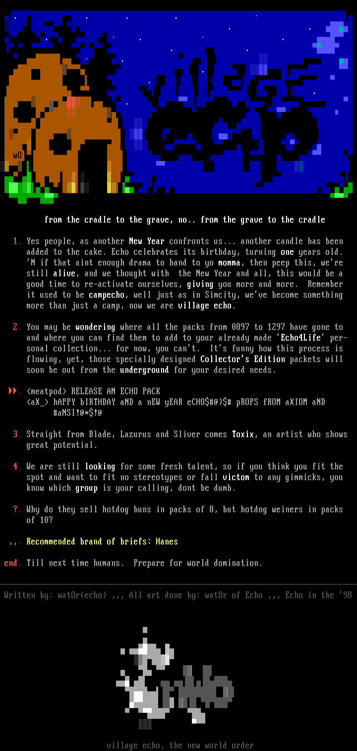 Newsletter (Jan) by Echo Staff