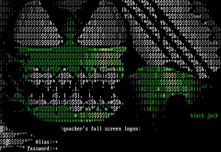 Full Screen logon (Quackers) by Black Jack
