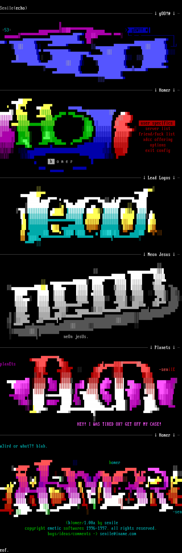 Logo Collection (04/97) by Senile