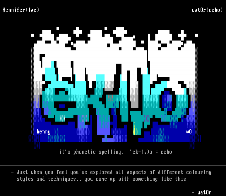 `ek-(,)o Promo by Hennifer n' watOr