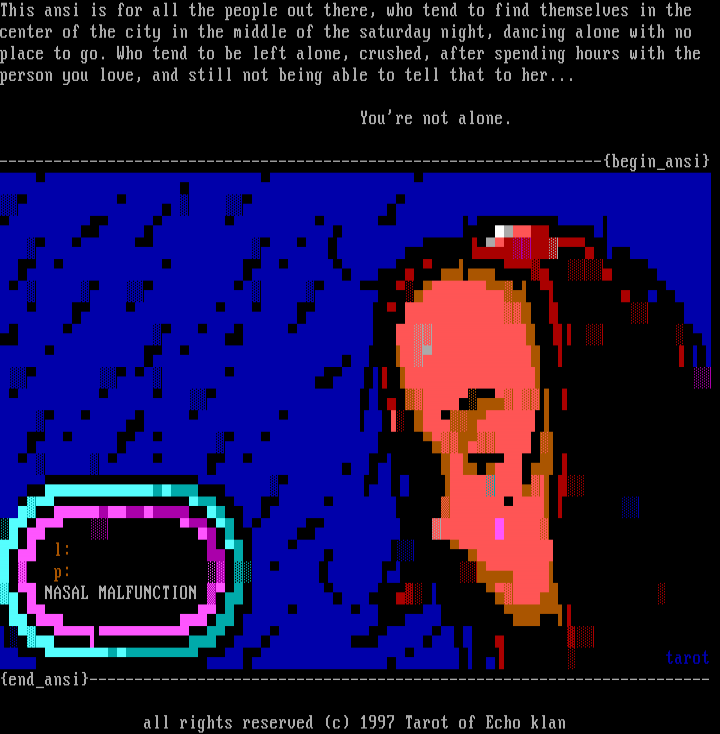 Nasal Malfunction by Tarot