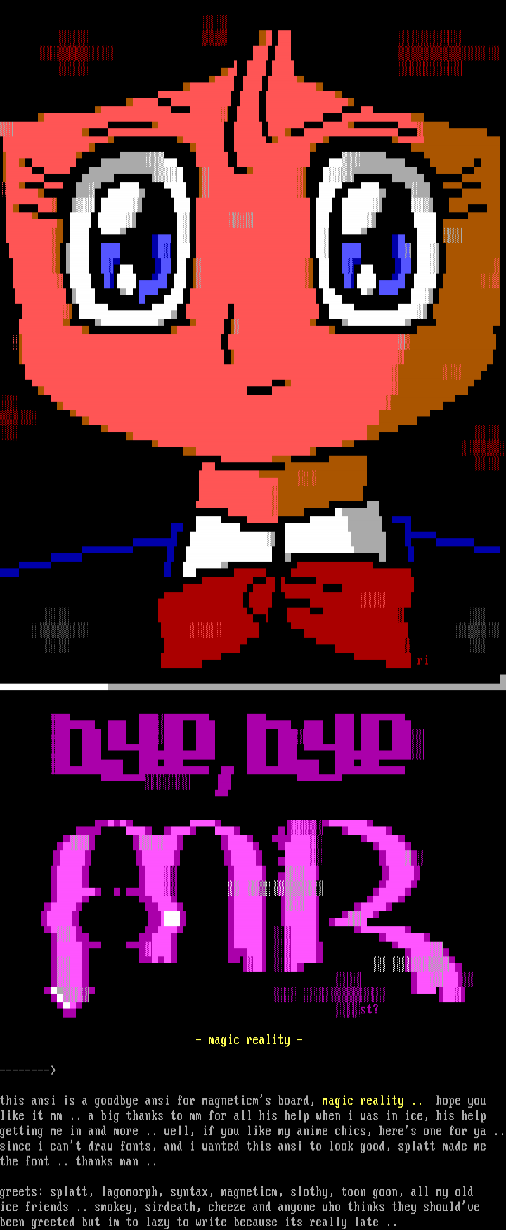 bye bye magic reality by rai