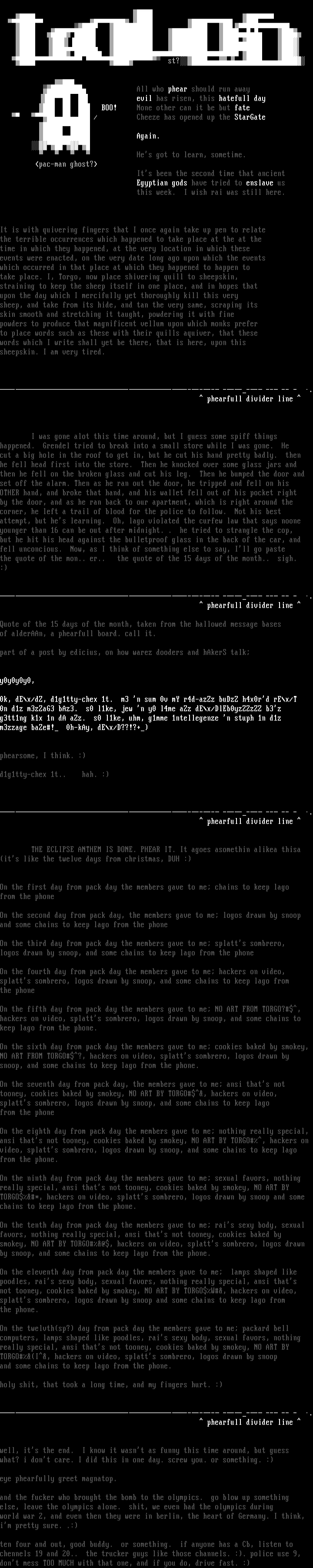phearfull tales by tOrgo