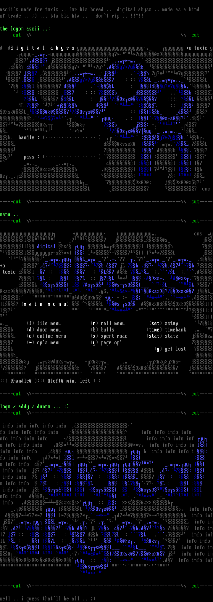 digital abyss colly by censored