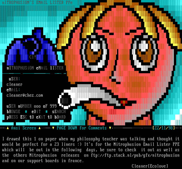 Nitrophusion Email Lister Matrix by Cleaner