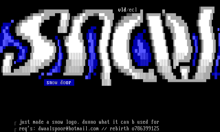snow by velodrome