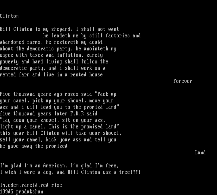 "Clinton" by Leper Messiah