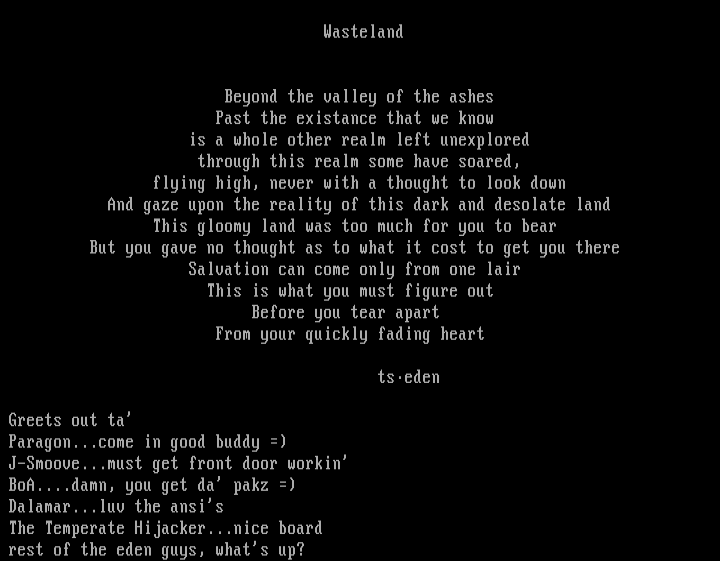 "Wasteland" by Tom Servo