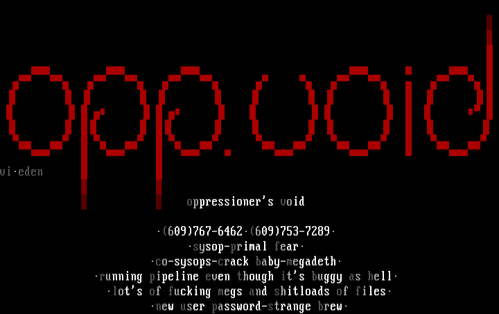 oppressioner's void by village idiot