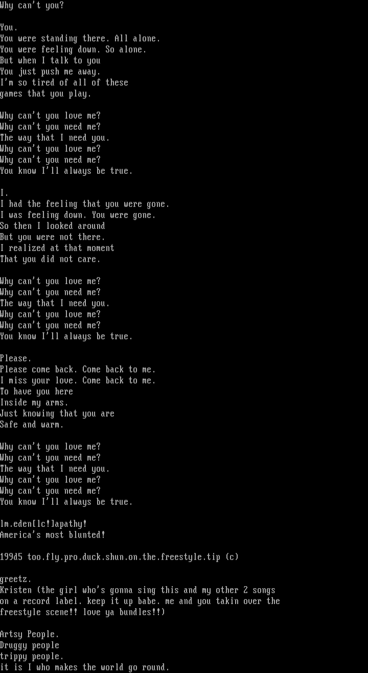 Why Can't You? by Leper Messiah