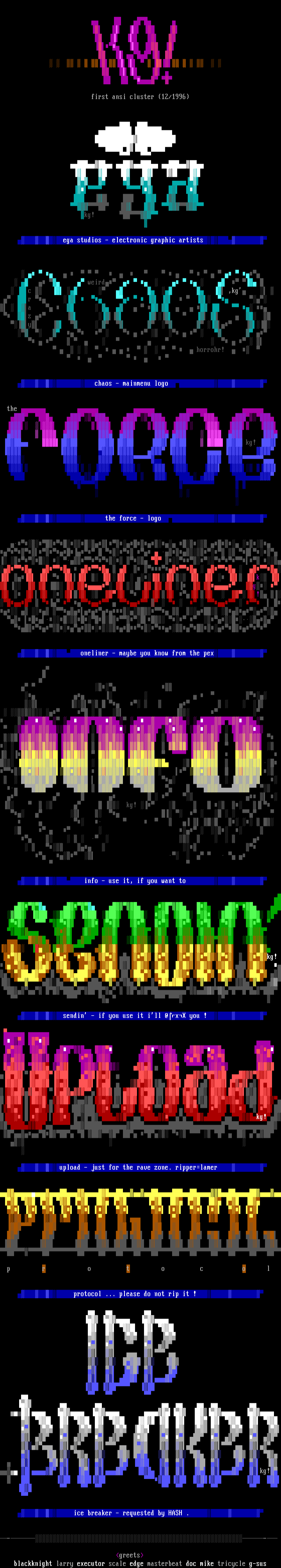 ansi cluster by kage
