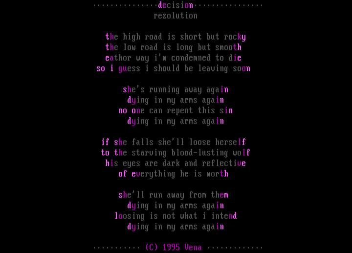 decision lit by rezoultion