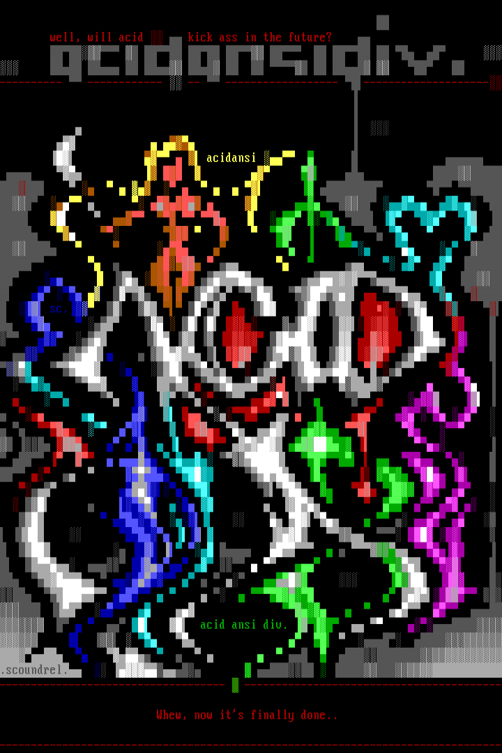Acid!Ansi :) by Scoundrel