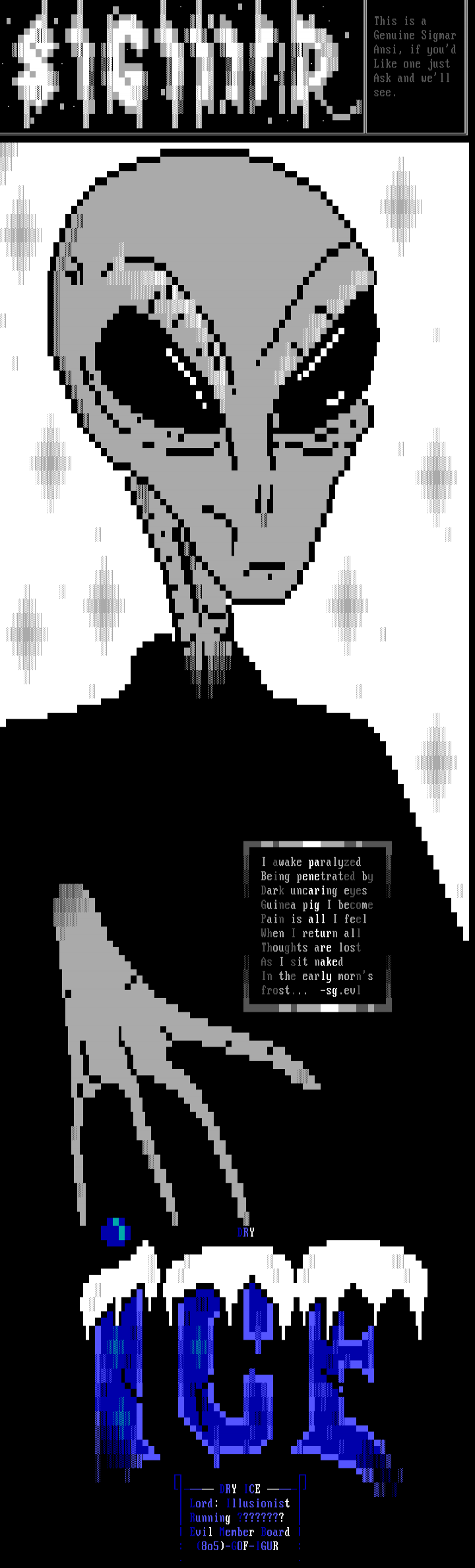 Dry Ice/A Grey by Sigmar