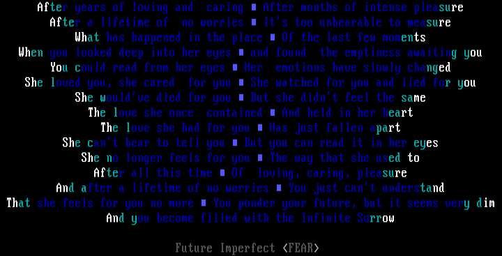 Infinite Sorrow by Future Imperfect